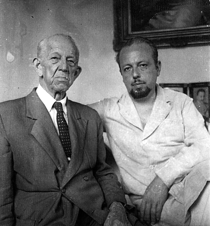 Gerson e seu pai, João Pinheiro