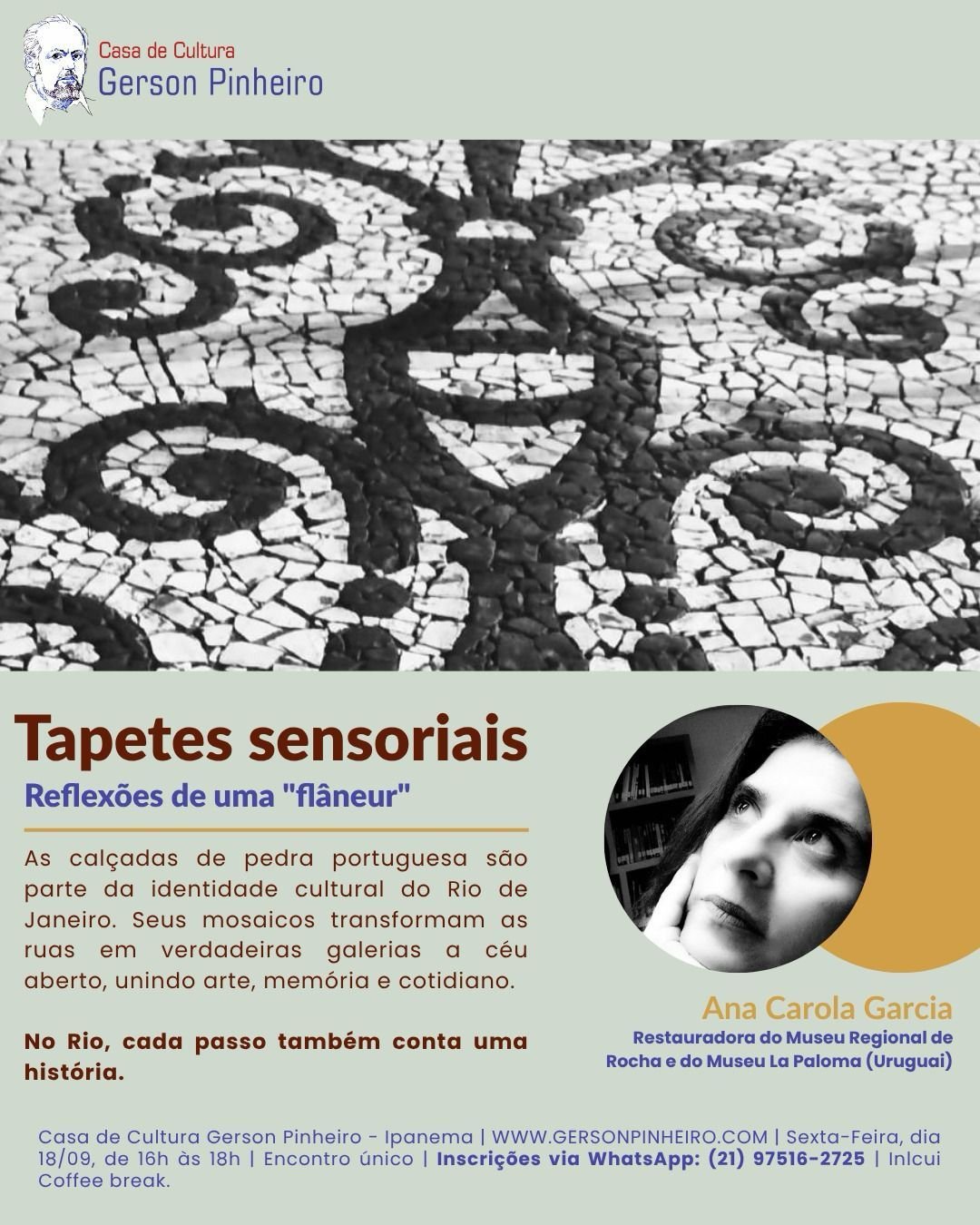 Tapetes sensoriais: reflexões de uma “flâneur”